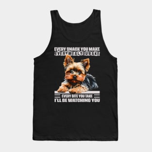 Yorkshire Royalty Stylish Tee Celebrating the Majesty of Yorkies Tank Top